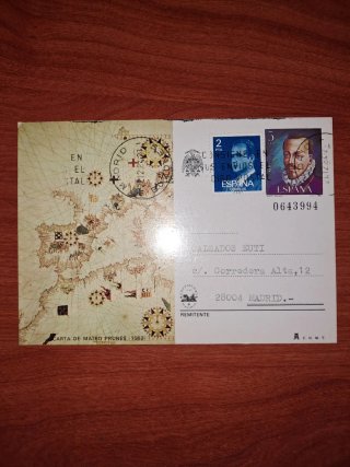 Lote 4 Tarjetas Entero Postales España