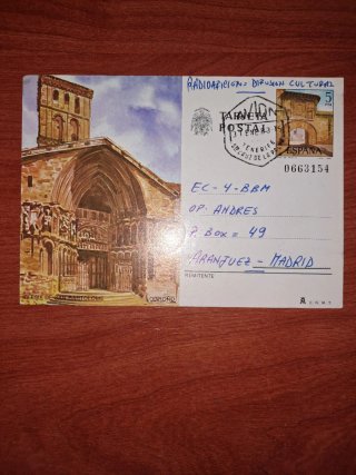 Lote 4 Tarjetas Entero Postales España