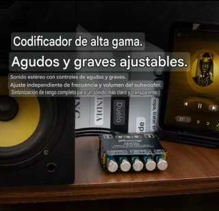 Amplificador de Audio KH-K58 200W 2.1 Canal