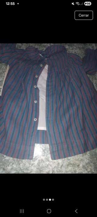 Conjunto niña rayas
