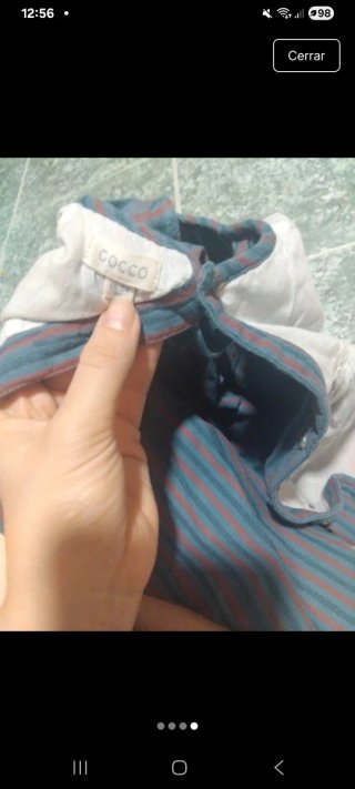 Conjunto niña rayas