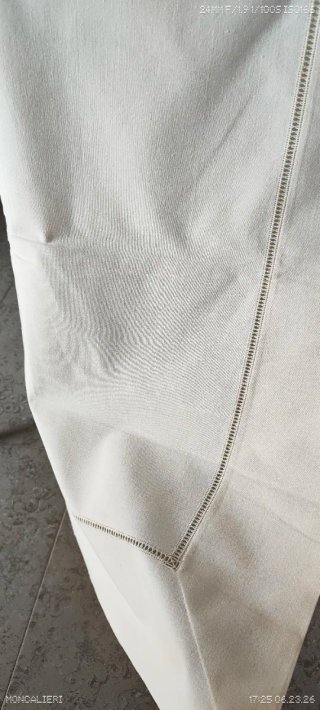 Lenzuolo matrimoniale vintage cotone spesso