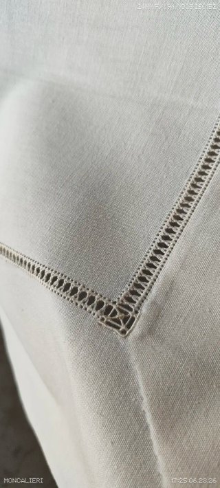 Lenzuolo matrimoniale vintage cotone spesso