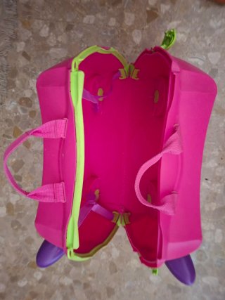 Maleta infantil Trunki rosa y morada
