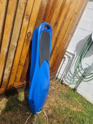 Tabla olas/trineo BMW azul