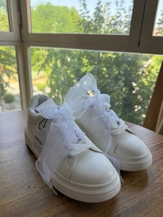 Zapatillas Novia Blancas