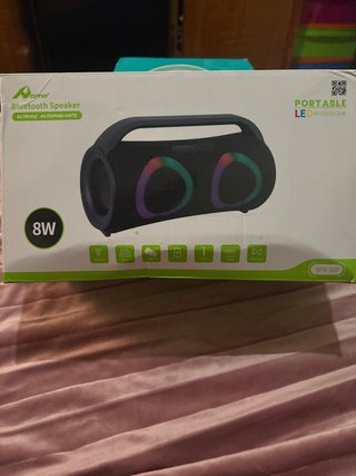 Altavoz Bluetooth Aome 8W LED Multicolor