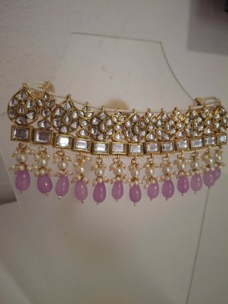 Conjunto Joyas Indias lilas