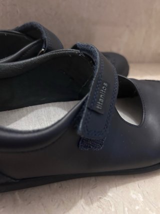 Zapatos colegiales azul marino talla 38