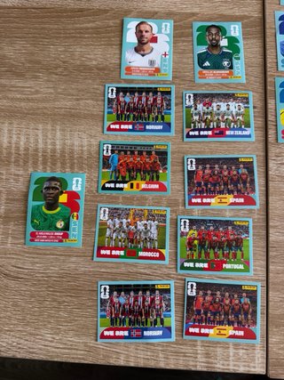 Cromos Mundial (intercambio repetidos)