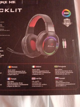 Auriculares X TRIKE ME Backlit GH-405 PS5