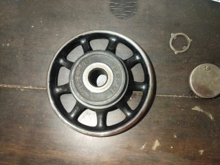 Polea Máquina Coser Singer Negra