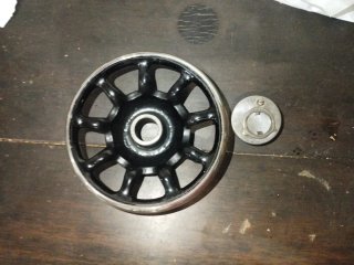Polea Máquina Coser Singer Negra