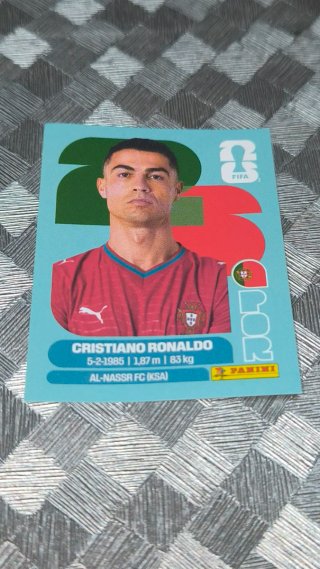 Cromo Cristiano Ronaldo Panini Mundial
