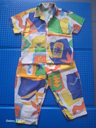 Conjuntos infantil blusa y pantalón corto