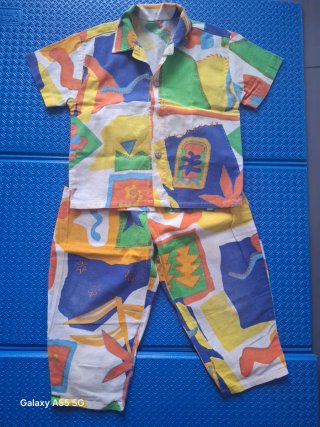 Conjuntos infantil blusa y pantalón corto