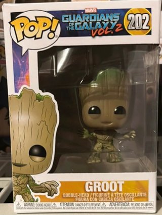 Funko Pop Groot Guardianes Galaxia Vol. 2 #202