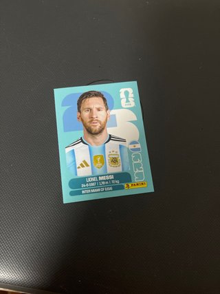 Cromo Panini Lionel Messi Mundial FIFA