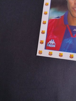 RONALDO NAZARIO ROOKIE BARCELONA 1996 POSTAL