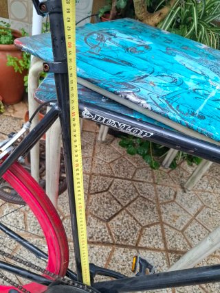 Bicicleta Fixie Negra y Roja