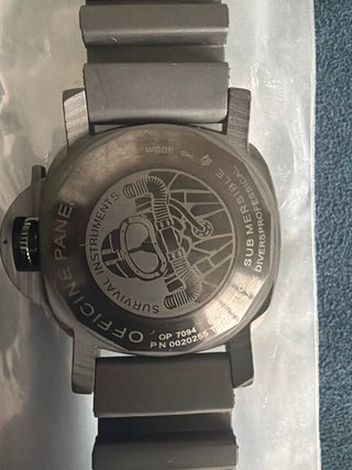 Reloj Panerai Submersible Marina Militar Negro