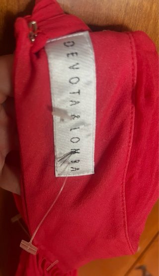 Vestido Devota & Lomba Rojo