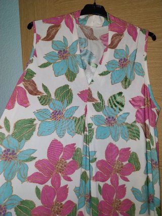 Vestido largo floral
