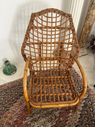 Sillón Caracoles Mimbre