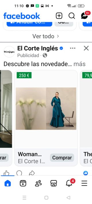 Vestido Fiesta El Corte Inglés de está temporada