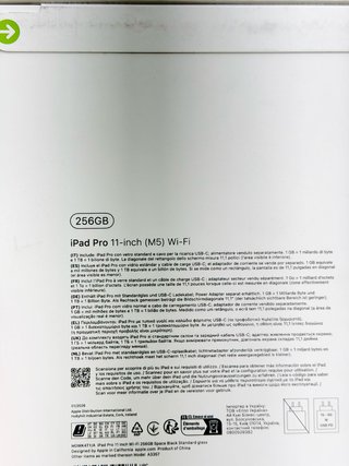 iPad Pro 11 M5 256GB Wifi Sellado