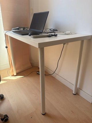 Mesa escritorio IKEA blanca