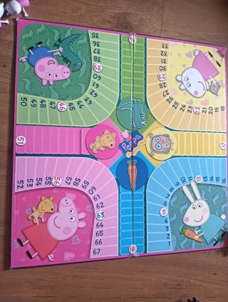Parche Peppa Pig con figuras y dados