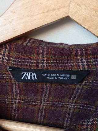 Camisa crop Zara manga larga
