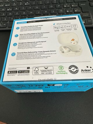 Auriculares Soundcore Sport X20 Blancos Nuevos