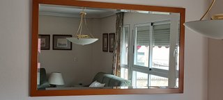 Conjunto aparador y espejo madera