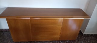 Conjunto aparador y espejo madera
