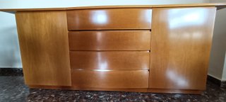 Conjunto aparador y espejo madera