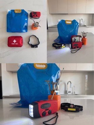 Kit Autonomía 72h: Radio, Cocina, Botiquín