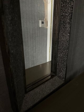 Cómoda y espejo recibidor gris/plata