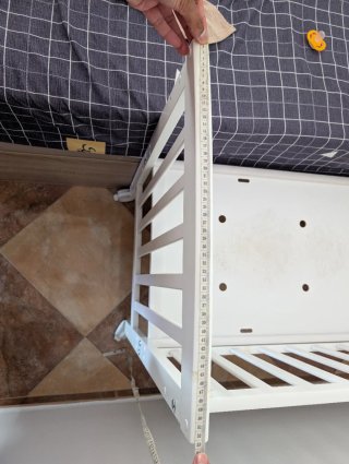 Cuna de bebé blanca Con colchón