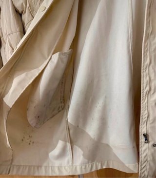 Lote 2 Abrigos Mujer Beige y Blanco