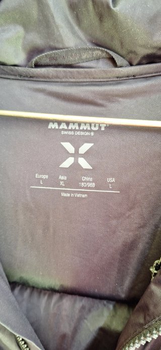 Chaqueta de Plumas Mammut Negra