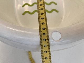 Bañera de bebé blanca