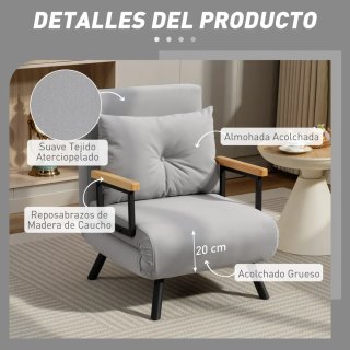 Sofá Cama Plegable Individual