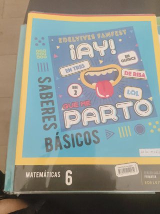 Matemáticas 6, Tercer Ciclo Primaria, Edelvives...