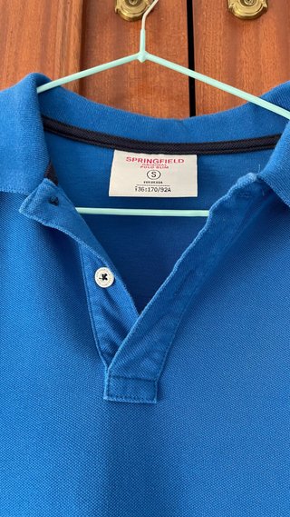 Polo Springfield Azul Talla S Hombre