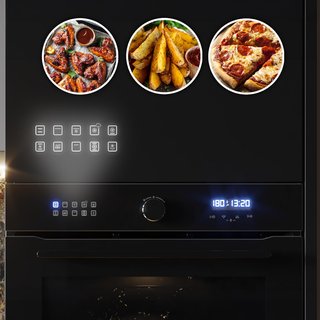 Horno Integrable Airfryer Hexa AF316000 Glass BlaK