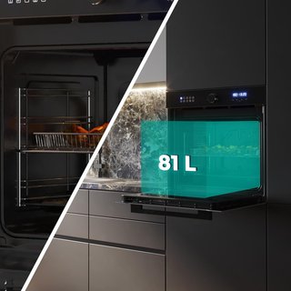 Horno Integrable Airfryer Hexa AF316000 Glass BlaK