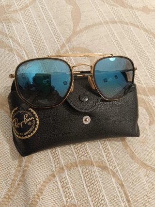 Gafas de sol Ray-Ban Aviator logotipo Ray bsn