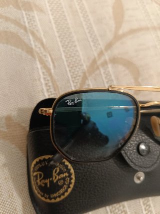 Gafas de sol Ray-Ban Aviator logotipo Ray bsn